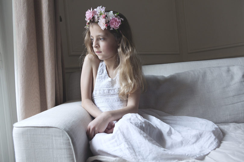 DIY : Jolies couronnes de fleurs pour petite fille d’honneur