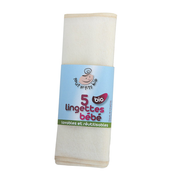 Lingettes lavables bio